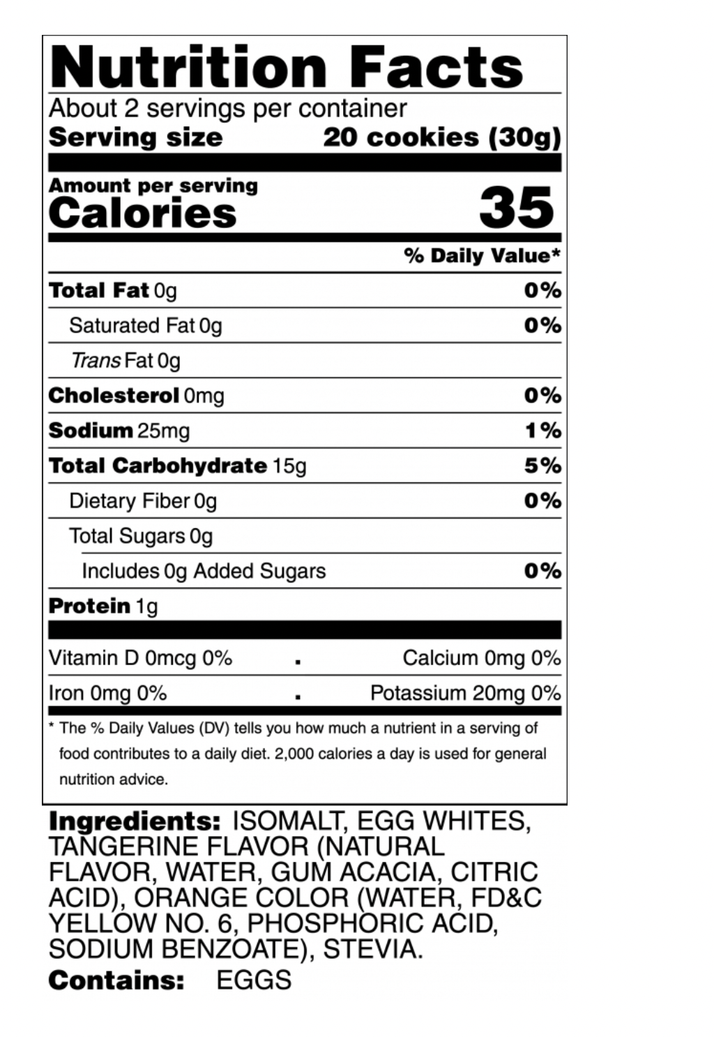Sugar Free Tangerine