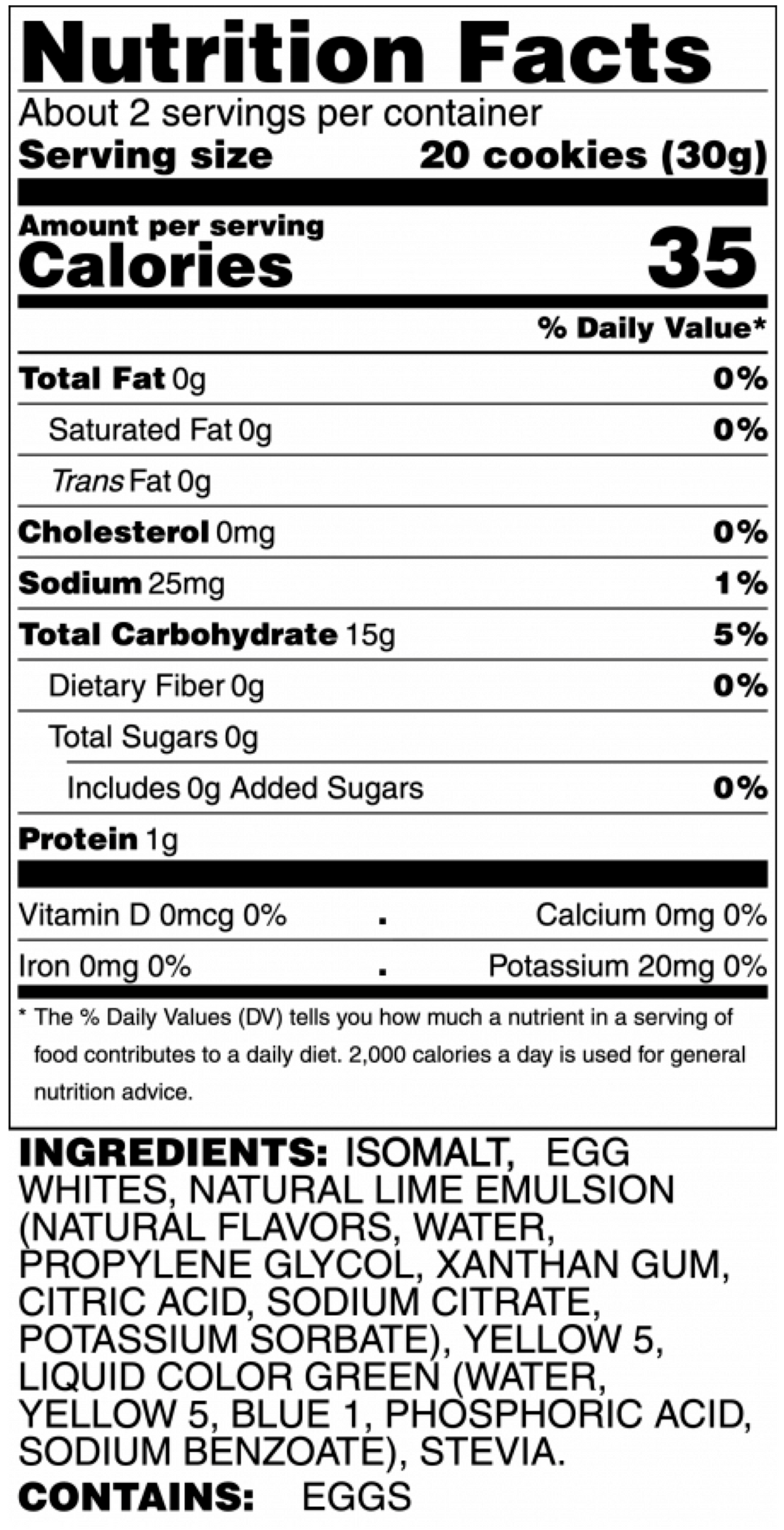 Sugar Free Key Lime