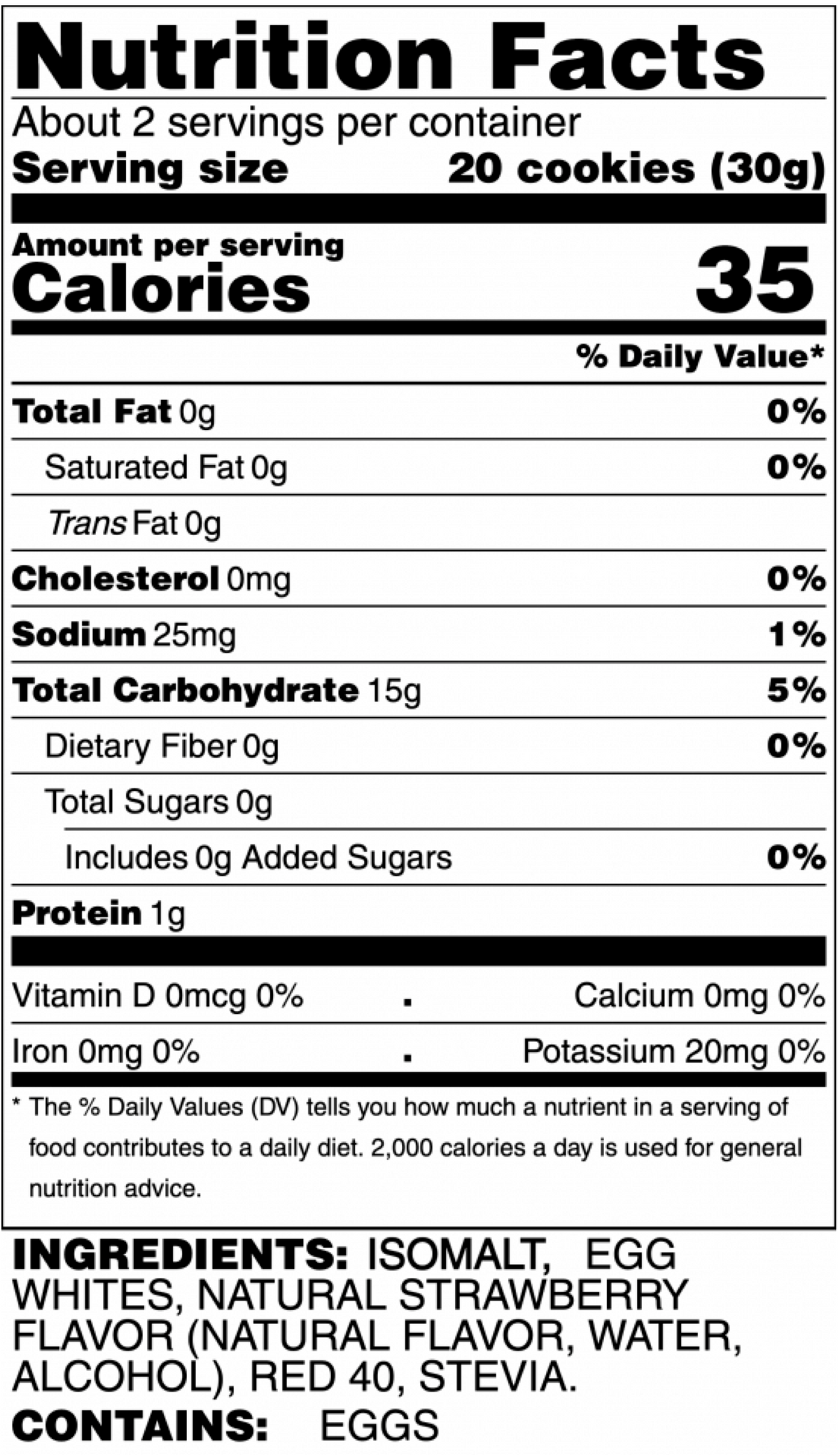 Sugar Free Strawberry